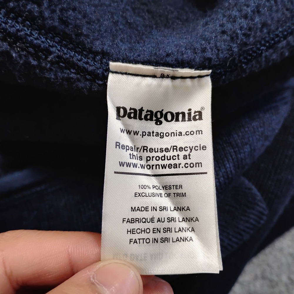 Patagonia Better Sweater Full Zip Jacket Mens XXL Blue Juniper Square 25528 - Picture 9 of 10